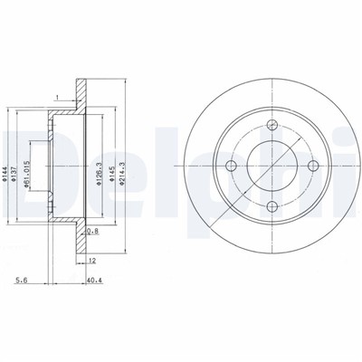 DELPHI BG2566 EAN: 5012759425602.