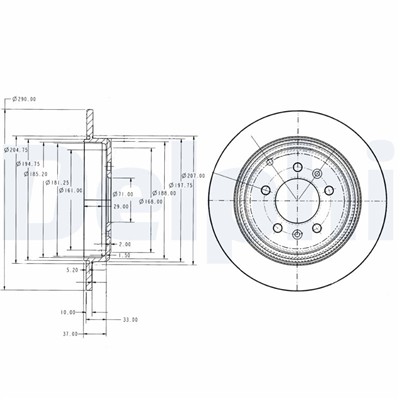 DELPHI BG2573 EAN: 5012759425671.
