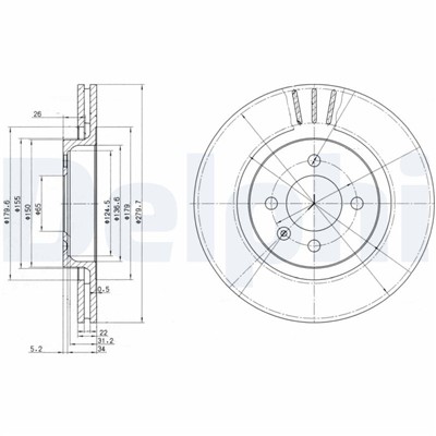 DELPHI BG2712 EAN: 5012759426753.