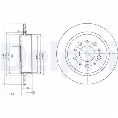 DELPHI BG2718 EAN: 5012759426807.