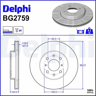 DELPHI BG2759 EAN: 5012759923665.
