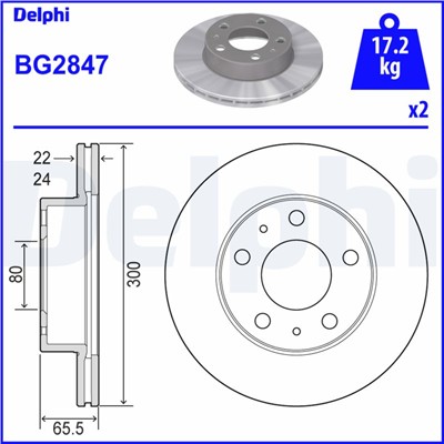 DELPHI BG2847 EAN: 5012759960394.