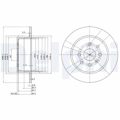 DELPHI BG3141 EAN: 5012759063798.