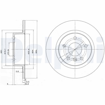DELPHI BG3227C EAN: 5012759983782.