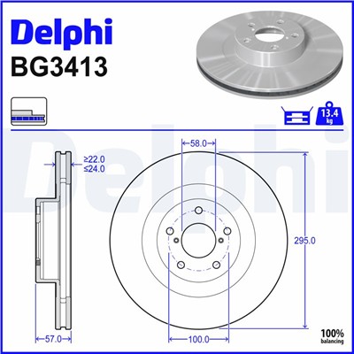 DELPHI BG3413 EAN: 5012759086803.