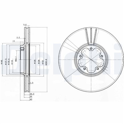 DELPHI BG3504 EAN: 5012759140406.