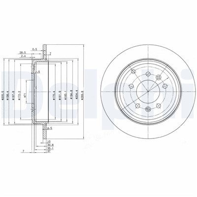 DELPHI BG3684 EAN: 5012759227800.