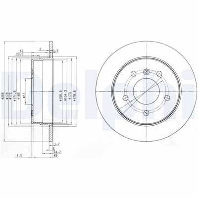 DELPHI BG3710 EAN: 5012759227992.