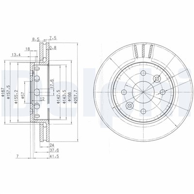 DELPHI BG3803 EAN: 5012759281000.