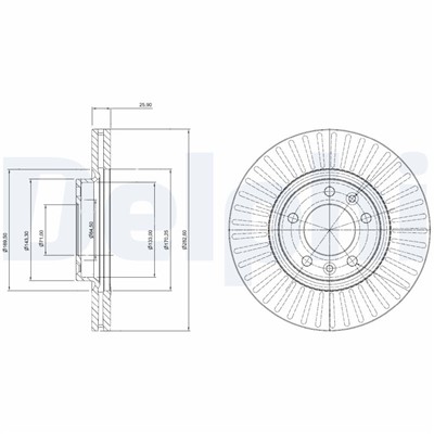 DELPHI BG3835C EAN: 5012759983713.