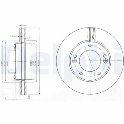 DELPHI BG3858 EAN: 5012759308776.