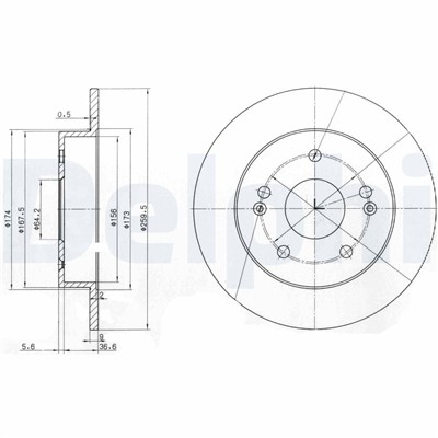 DELPHI BG3906