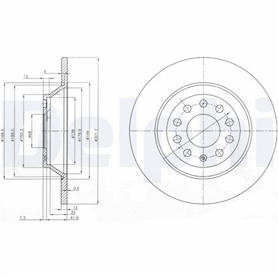 DELPHI BG3956C EAN: 5012759530092.