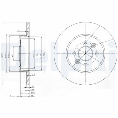 DELPHI BG3992 EAN: 5012759370322.