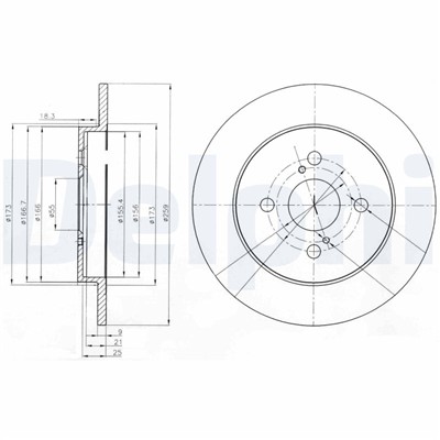 DELPHI BG4055 EAN: 5012759386347.