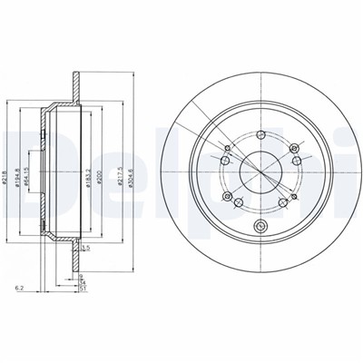 DELPHI BG4064C EAN: 5012759983218.