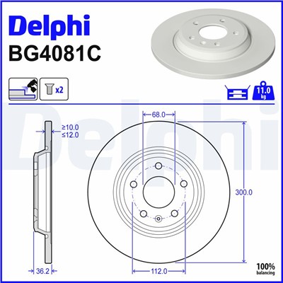 DELPHI BG4081C EAN: 5012759983249.