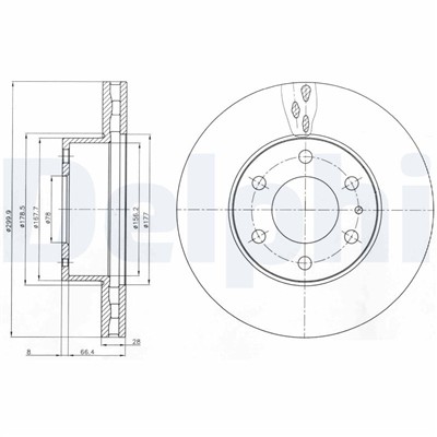 DELPHI BG4100 EAN: 5012759416655.