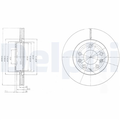 DELPHI BG4141 EAN: 5012759420423.