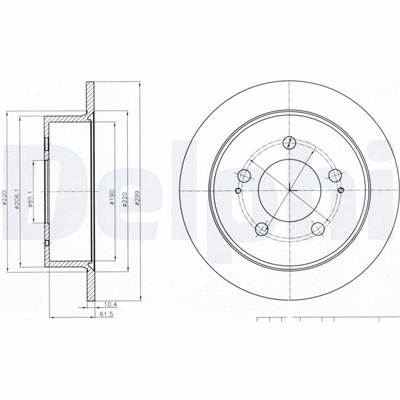 DELPHI BG4220 EAN: 5012759441923.