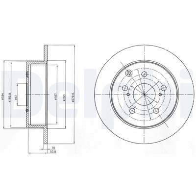 DELPHI BG4303 EAN: 5012759459539.