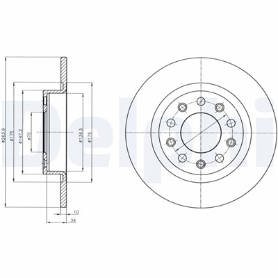 DELPHI BG4315 EAN: 5012759467404.