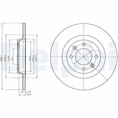 DELPHI BG4322 EAN: 5012759470398.