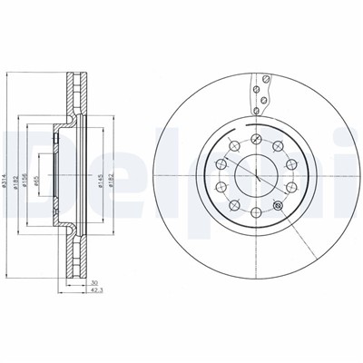 DELPHI BG4330C EAN: 5012759531013.
