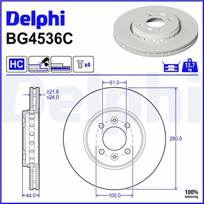 DELPHI BG4536C EAN: 5012759531433.