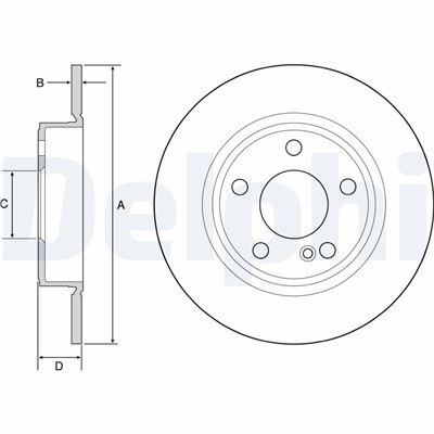 DELPHI BG4555C EAN: 5012759533673.