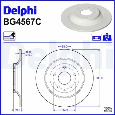 DELPHI BG4567C EAN: 5012759531518.