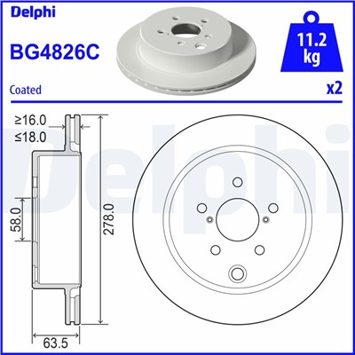 DELPHI BG4826C EAN: 5012759984727.