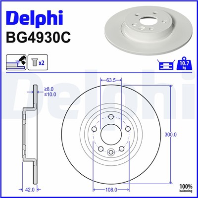 DELPHI BG4930C EAN: 5012759992999.