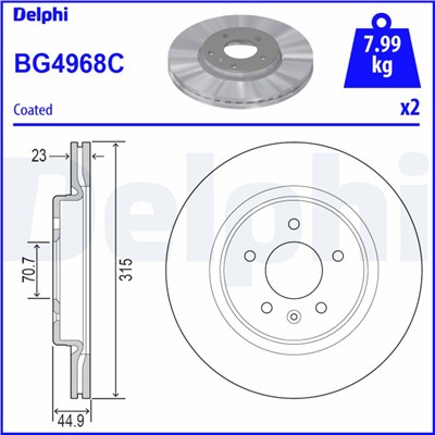DELPHI BG4968C EAN: 5012759542743.
