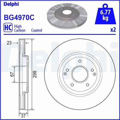 DELPHI BG4970C EAN: 5012759542811.