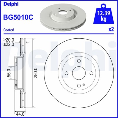 DELPHI BG5010C EAN: 5012759551288.
