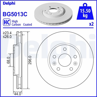 DELPHI BG5013C EAN: 5012759551356.