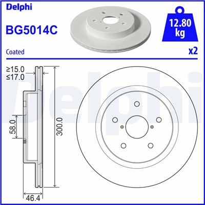 DELPHI BG5014C EAN: 5012759551363.