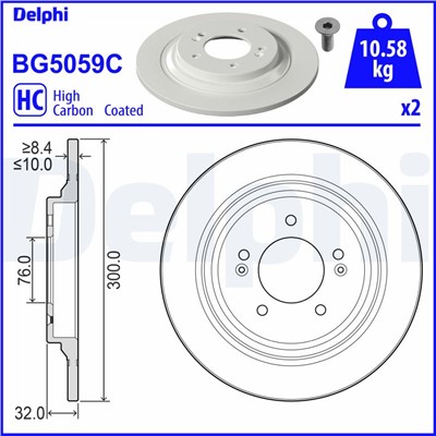 DELPHI BG5059C EAN: 5012759559598.