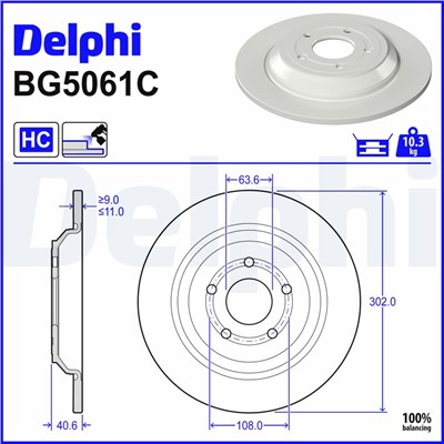 DELPHI BG5061C EAN: 5012759559611.