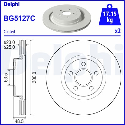 DELPHI BG5127C EAN: 5012759582992.