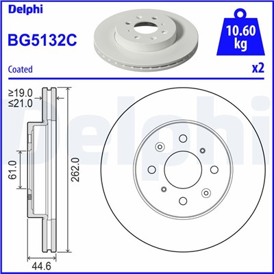 DELPHI BG5132C EAN: 5012759583012.