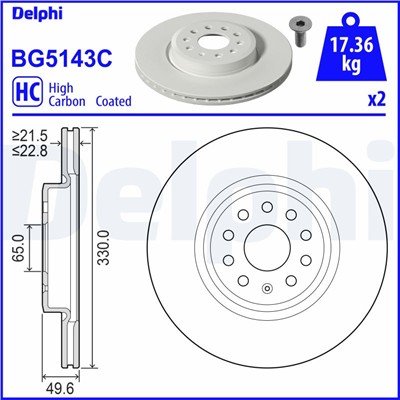 DELPHI BG5143C EAN: 5012759581315.