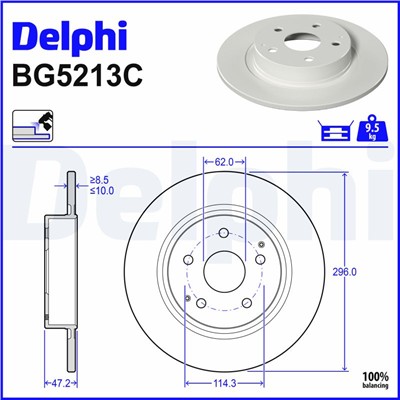 DELPHI BG5213C EAN: 5012759602836.