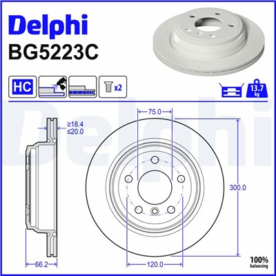 DELPHI BG5223C EAN: 5012759602935.