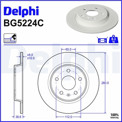 DELPHI BG5224C EAN: 5012759602942.