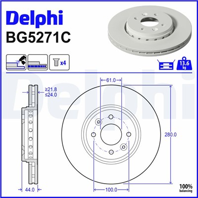 DELPHI BG5271C EAN: 5012759634332.