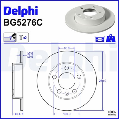 DELPHI BG5276C EAN: 5012759628454.