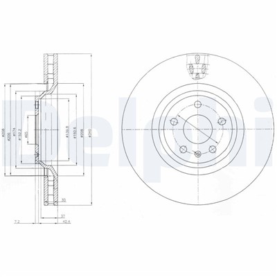 DELPHI BG9054 EAN: 5012759420621.