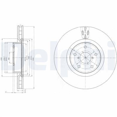 DELPHI BG9055 EAN: 5012759420638.